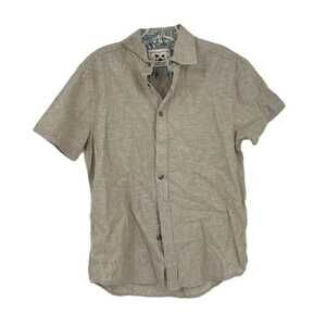 Report Collection Tan Button-Up Shirt | Mens S